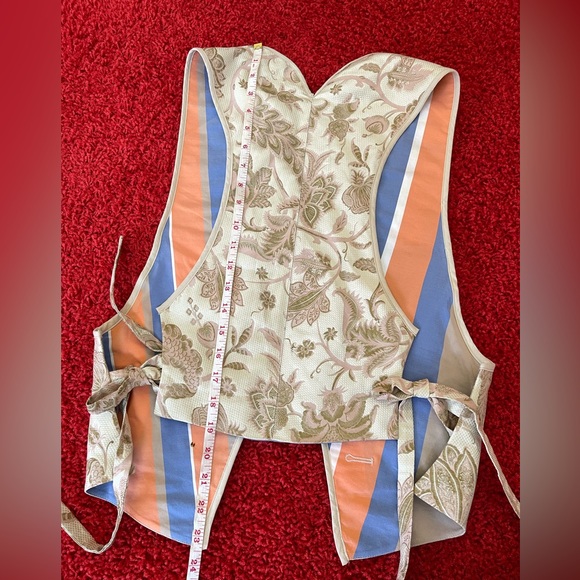 Vivienne Westwood Red Label Asymmetric Denim Vest – Raw Edge Vintage Waistcoat